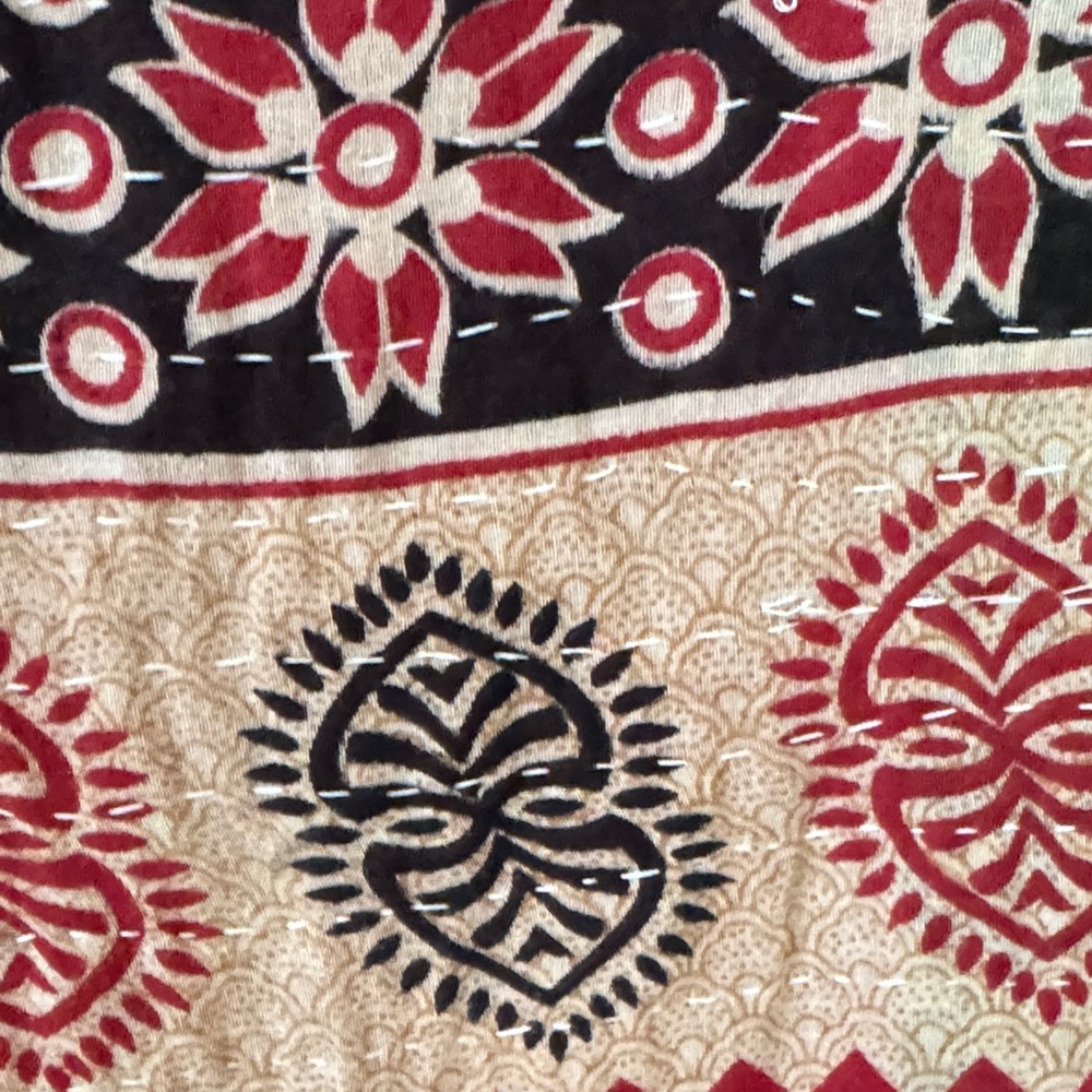 Hand Crafted Multicolor Patchwork Jacket - image 8